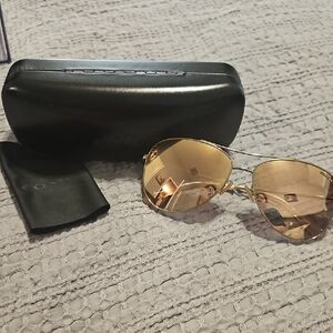 Coach Gold-Toned Aviator Sunglasses